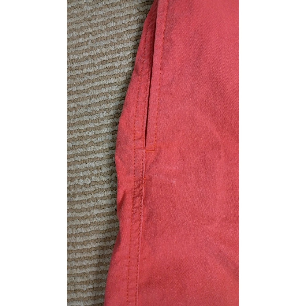 Lacoste Men L Swim Trunks Salmon Coral Cotton Nylon Mesh Lined Board Shorts - Picture 9 of 11